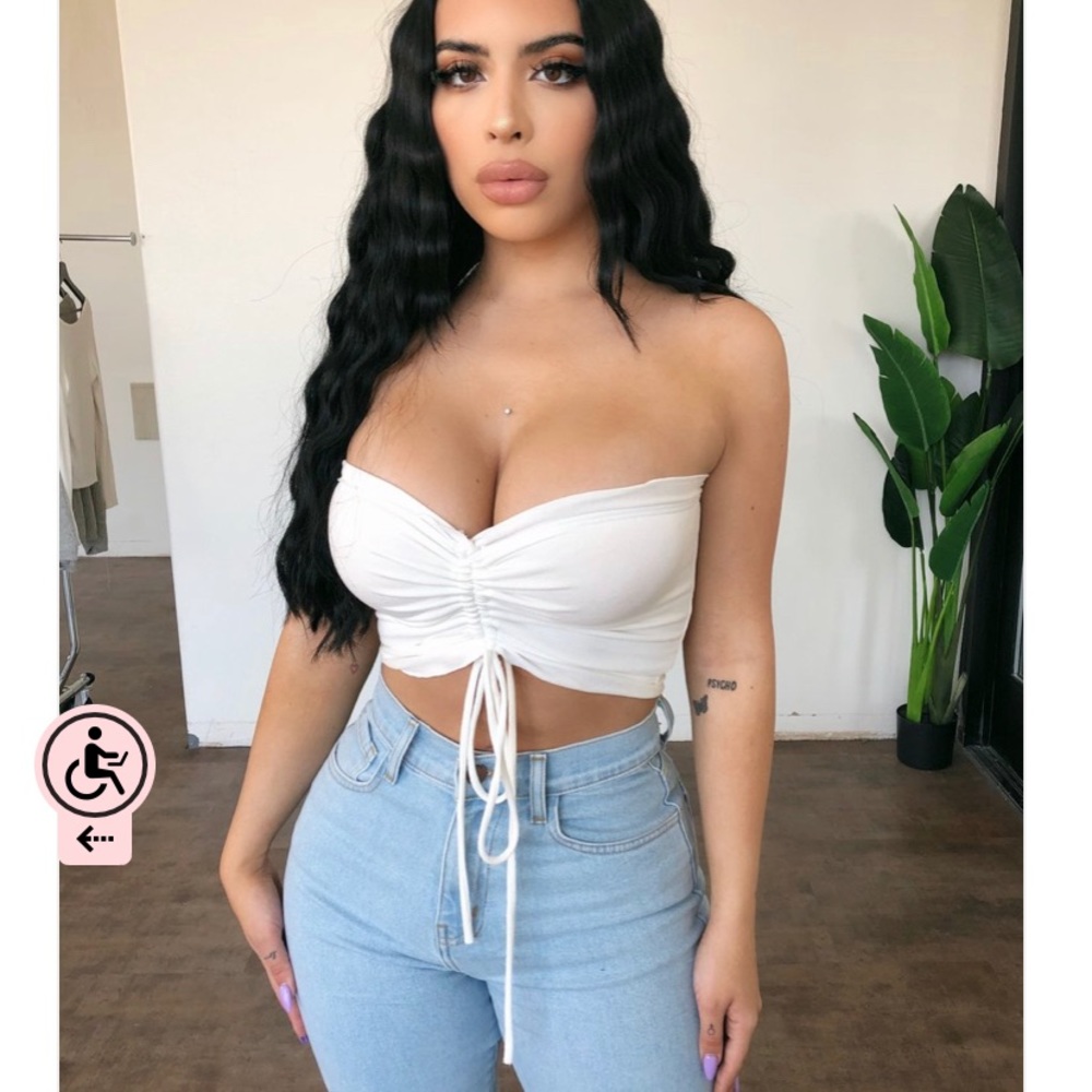 Viola Tube Top white ootdfash